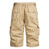 Mylldey Men's Cargo Shorts 3/4 Relaxed Fit Mens Running Shorts