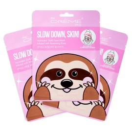 The Crème Shop Animal Sheet Mask, Korean, Hydrating, Collagen, Vitamin C, Anti-A