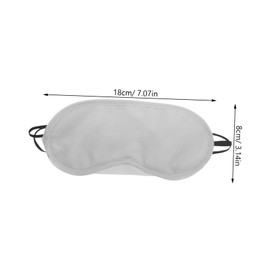 Baluue 20pcs Blindfold Mask Skincare Sleeping Headphones Buds - Snoring Gel Eye Home Accessory Polyester Grey