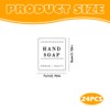 24 Pcs Waterproof Soap & Lotion Labels - Reusable Stickers