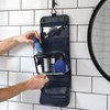 Stackers Navy Blue Small Hanging Washbag