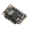NFHK Mini PCI-E PCI Express to SATA 3.0 Four Ports