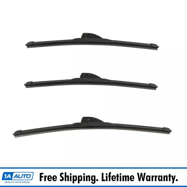 Trico Tech Windshield Wiper Blade Front & Rear 3pc Set
