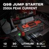 NEXPOW 2500A Peak Car Battery Jump Starter (Up to 8.0L