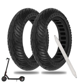 50/75-6.1 Off-road Solid Tire, 8 1/2 x2 Scooter tire, 8.5x2 Scooter Tubeless Solid Tire, for Gotrax GXL V2/XR/APEX Xiaomi M365/M365 Pro/Pro 2/1S/ 3/3 Lite Scooter (2 Pack) (B)