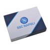 Enzo Castellano SSC Napoli 100% Leather Wallet 123222, Blue, portabile
