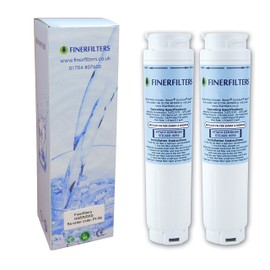 2 x Finerfilters FF-90 Water Filter Compatible for Rangemaster DxD Fridge Water Filter