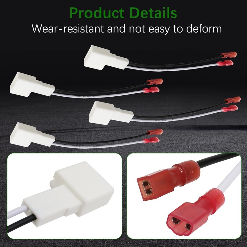 MINETPS 4Pcs 72-8104 Speaker Adapter Wire Harness Fit for 2008-2019
