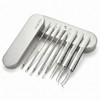 Mood Pick Sebum Extruder Blackhead Remover Precision Tweezers 8-piece set, 1 set, silver / 무드픽 피지압출기 블랙헤드 제거기 정밀 핀셋 8종세트, 1세트, 실버