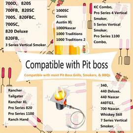 Replacement Parts Hot Igniter Kit, Compatible with Pit boss Pellet Grill and Camp Pellet Grill, igniter Comes with one Fuses