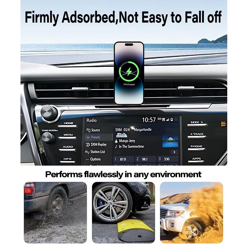AbeeyGeomarn Car Phone Holder for Toyota Camry 2018 2019 2020