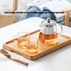 Glass Teapot with Removable Infuser, Stovetop Safe Glass Tea Pot