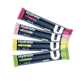 UCAN Hydrate Packets, Variety Pack, 12 Count (1.27 Ounce), Sugar-Free Electrolyte Replacement for Men & Women, Non-GMO, Vegan, Gluten-Free, Great for Runners, Gym-Goers, High Performance Athletes