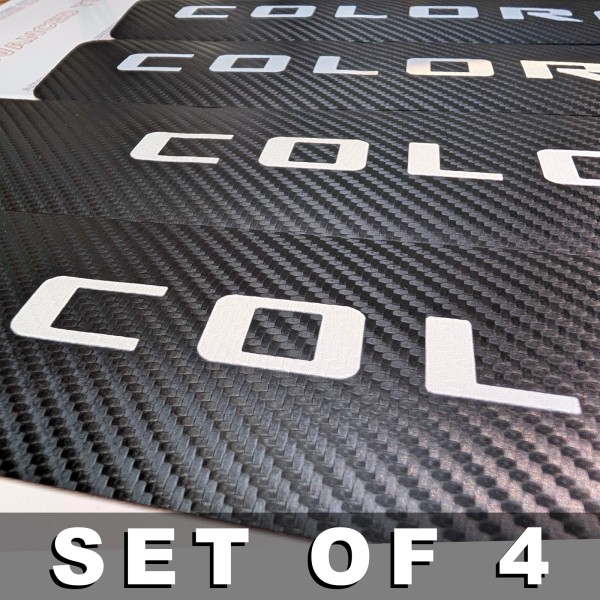 Advanced Trims 4Pcs Car Threshold Strip Door Plate Sill Scuff