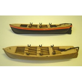 Mantua Set of 6 Plastic/Wooden Lifeboats for H.M.S Victory Scale 1:98