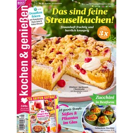 Kochen und Geniessen 8/2024 "Das sind feine Streuselkuchen!"