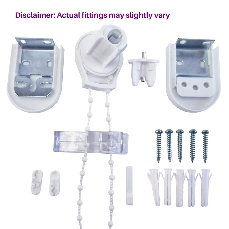 FURNISHED Grey Blackout Roller Blinds 100% Black Out Thermal Window