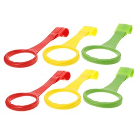 KONTONTY Infant Bed Rings Crib Sling Mobile Arm Pull up Rings for Walking Assistant 6pcs