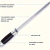 1pc, Premium Knife Sharpener Honing Rod - Suitable for All