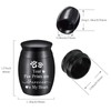 CREATCABIN Dog Urn Mini Memorial Pet Ashes Small Keepsake Waterproof
