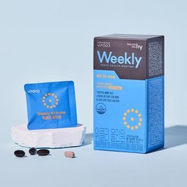 Korea Yakult V-Food Weekly All-in-One 2.38g 7 Sachets / 한국야쿠르트 브이푸드 위클리 올인원 2.38g x 7포