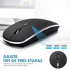 TYC Mouse Inalámbrico, Ratón Inalámbrico Recargable Wireless óptico Silencioso de
