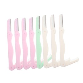 FOMIYES Eyebrow Safety Trimmers 8pcs Set Women's Razor Kit Travel-friendly for Daily Use