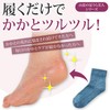 Yamachu 241224 Warm Musubi Heel Care Socks, Thin Fabric, For