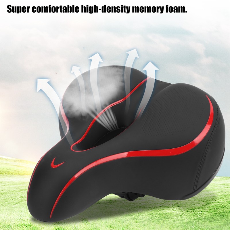 Comfort Bike Seat Cover Shock Absorption Bicycle Saddle Cushion Pad