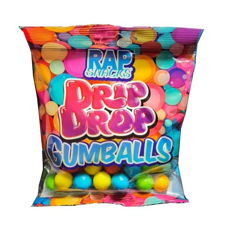 RAP SNACKS CANDY 6 Pack. Bears, Worms, Gumballs, Sour Faces,