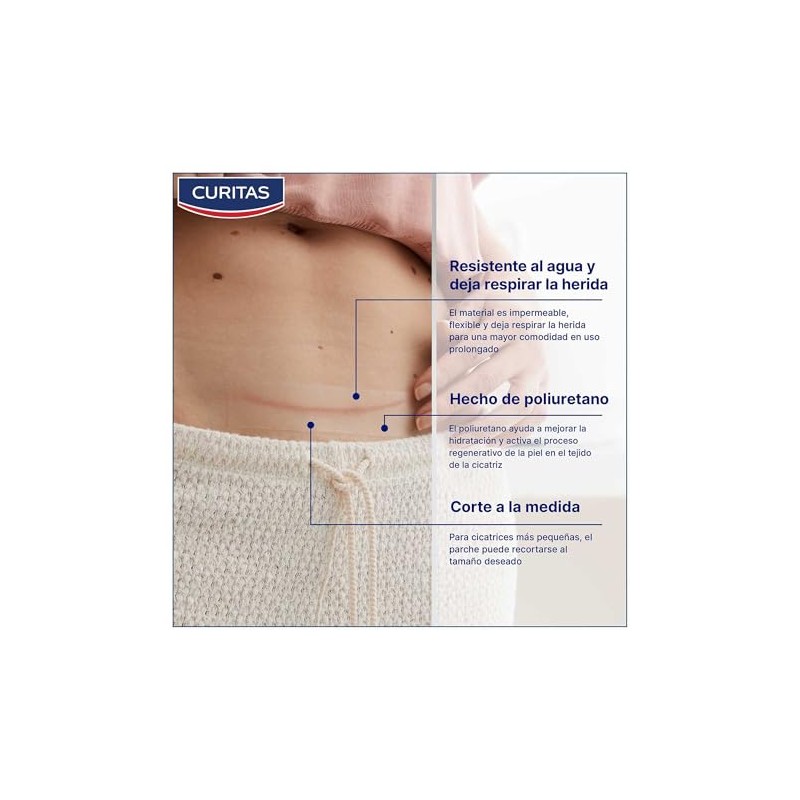 Curitas Reductor de Cicatrices, caja con 21 Venditas, Reduce, Aclara