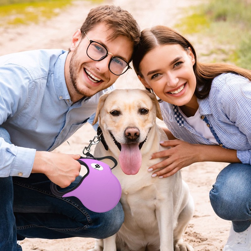 CROWN PAWS 16 ft Retractable Dog Leash for Large Dogs