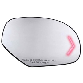APA Replacement Mirror Glass Comptaible with Arrow Turn Signal 2007-2014 SILVERADO SIERRA TAHOE YUKON SUBURBAN ESCALADE AVALANCHE Right Passenger Side GM1325137