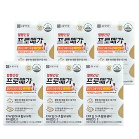 Chong Kun Dang Health Promega Altige Omega 3 Dual Vitamin D 520mg / 종근당건강 프로메가 알티지 오메가3 듀얼 비타민D 520mg X 60캡슐 6박스