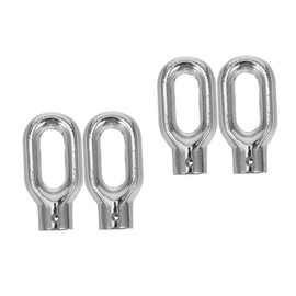 TEHAUX 4 pcs High Strength Awning Ring Hook Weather Resistant Heavy Duty Outdoor Accessories for Compatible Support Hanger with Enhanced Stability