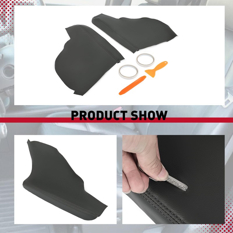 HECASA Door Panel Armrest Cover Compatible with 2011 2012 2013
