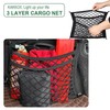 KAKKOII 3 Layer Small Cargo Net,Cargo Storage Pocket Net, Mesh