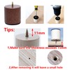 ANFU Cutting Board Feet, Walnut Chopping Board Feets, Non Slip