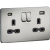 13A 2G SP Switched Socket with Dual USB A+C (5V