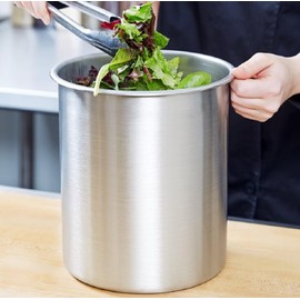 Soro Essentials- 8 qt. Stainless Steel Bain Marie- Food Warmer Pot Perfect for Stews Soups Salad Dressings Sauces Buffet Burners and Steam Tables for Home Catering Banquets Restaurant Events