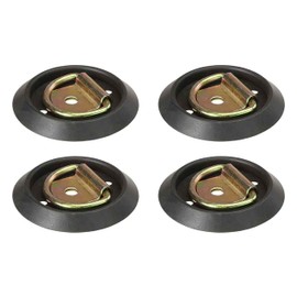 US Cargo Control Flush Mount D-Ring (4-Pack) - 1,200 lb Break Strength