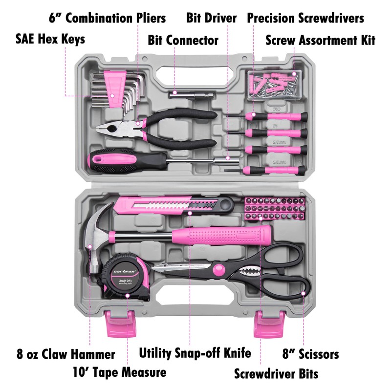 CARTMAN Home Tool Set Kit, Basic Household Hand Tools with