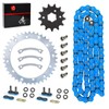 Heavy Duty O-Ring Drive Chain And Drive Sprockets Kit Compatible