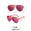 Retro Aviator Sunglasses for Women Men Trendy Polarized Sports Sunglasses