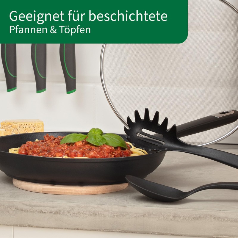 CHEFKOCH Premium Spaghetti Tongs - For Serving Spaghetti and Other