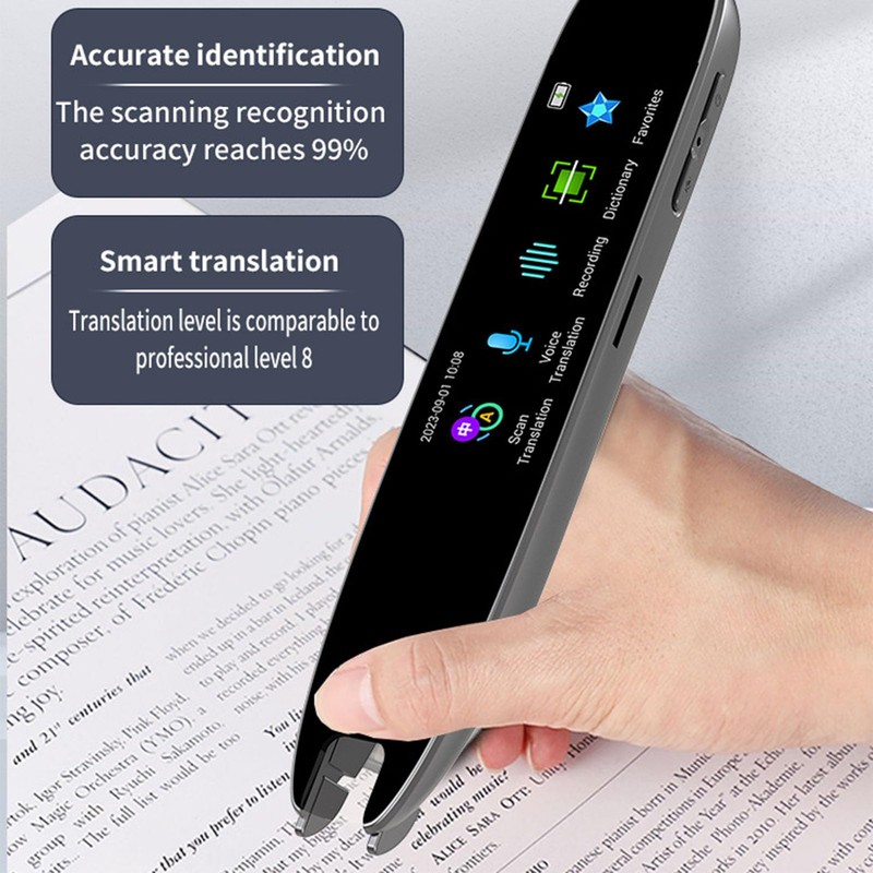 Drfeify Intelligent Translation Pen, Smart Scanner Translator Device Electronic Dictionary