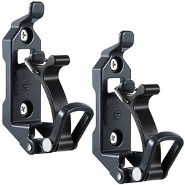 Gulfmew Soporte de Pala para Portaequipajes, Kit de Montaje en Pared con Abrazadera de Soporte de Pala de Goma Metálica, Accesorios para Automóviles, Protección de Patentes (2)