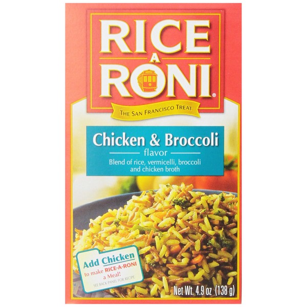 Rice a Roni Chicken And Broccoli, 4.9-Ounce Boxes (Pack of 12)