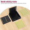 2 Pcs Sticky Note Holder with Stencil, Reusable Sticky Pads