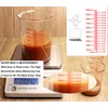 High Borosilicate Glass Measuring Cup-V-Shaped Spout,1000ml(32OZ) Glass Measuring Beaker for
